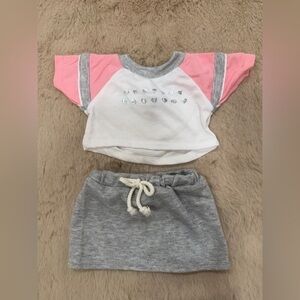 Build-A-Bear Outfit - BAB Skirt & Shirt